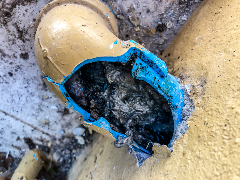 clogged sewer line in plano, tx